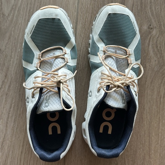 Womens On Running Cloud 5 Push White/Cobble Sz 9.5 - Picture 13 of 15